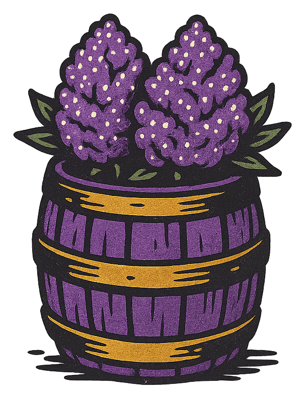 Purple Barrel logo - Premium cannabis cultivator and wholesale supplier